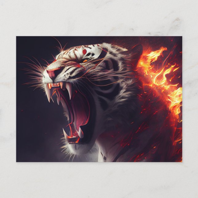 Cartes Postales  White Tiger (Devant)