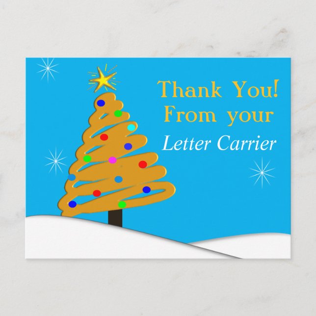 CARTES POSTCARTES MERCI Mailman IV (Devant)