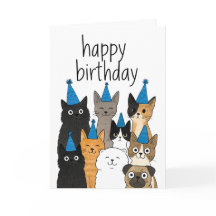 Cartes pour amateurs de chats - Carte d'anniversai
