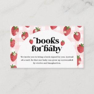 Cartes pour bébé Berry Sweet Enclosure Card