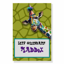 Cartes pour enfants en mousse pour anniversaire de