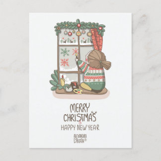 Cartes Pour Fêtes Annuelles С de Noël par Alexandra Dikaia
