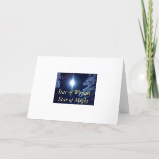Cartes Pour Fêtes Annuelles 0925081441, Star of Wonder Star of Might