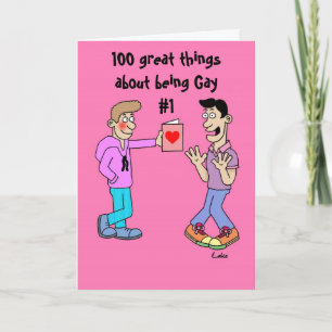 Cartes Pour Fêtes Annuelles 100 grandes choses au sujet d'être #1 gai