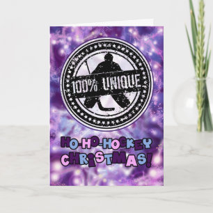 Cartes Pour Fêtes Annuelles 100% unique Hockey gardien de but Noël
