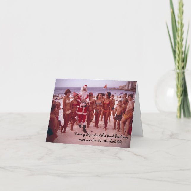 Cartes Pour Fêtes Annuelles 11306154, Père Noël choisit Bondi (Devant)