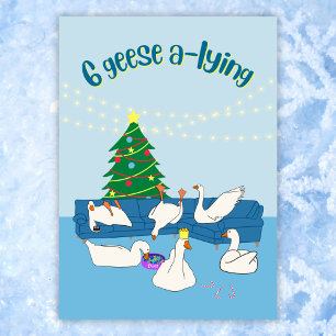 Cartes Pour Fêtes Annuelles 12 jour de Noël humoristique