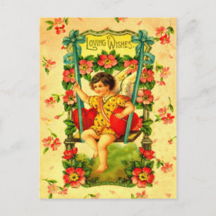 Cartes Pour Fêtes Annuelles 1911 Aimants Voeux Valentine Amour