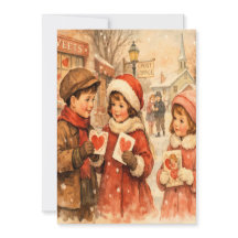 1920 Vintage-Style Valentine's Day Card