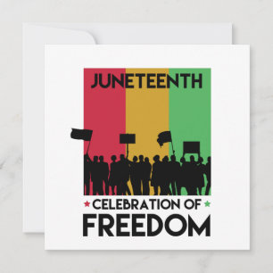 Cartes Pour Fêtes Annuelles 19°, Liberté des Afro-Américains.