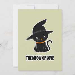 Cartes Pour Fêtes Annuelles 1.mignonne belle chatte noire miow amour