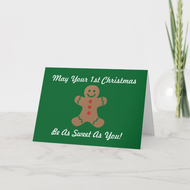 Cartes Pour Fêtes Annuelles 1er Noël (Devant)