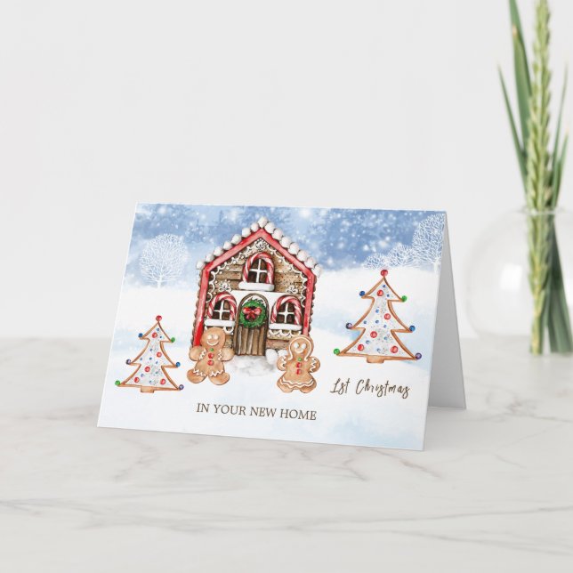 Cartes Pour Fêtes Annuelles 1er Noël Nouveau Noël (Devant)
