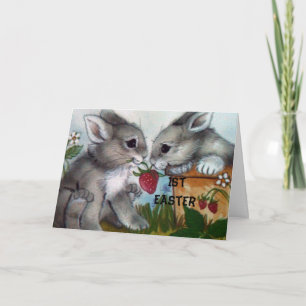Cartes Pour Fêtes Annuelles "1er PÂQUES" BUNNy VOUS SOUHAITE !