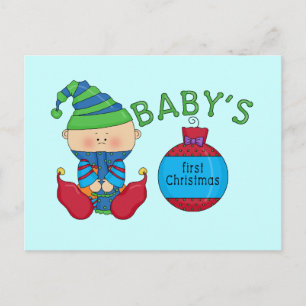 Cartes Pour Fêtes Annuelles 1er T-shirts et cadeaux elfes de Noël