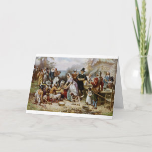 Cartes Pour Fêtes Annuelles 1re action de grâces