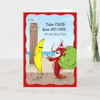 2023 Drôle Banana et Père Noël Claws Homard