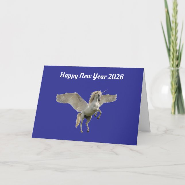 Cartes Pour Fêtes Annuelles 2026 Pegasus Holiday Card (Devant)
