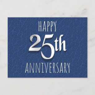 Cartes Pour Fêtes Annuelles 25e anniversaire