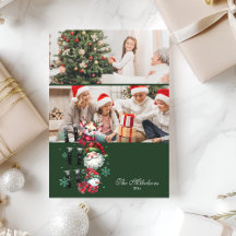 2 Photo Retro Père Noël & Amis Noël