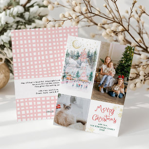 Cartes Pour Fêtes Annuelles 2 Photo Whimssical Winter Village Joyeux Noël