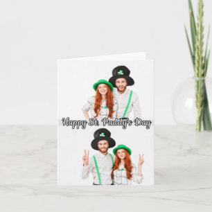Cartes Pour Fêtes Annuelles 2 photos St Patrick's Day Shamrock Irish Celtic
