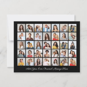 Cartes Pour Fêtes Annuelles 35 Photo Collage Ajoutez Votre Propre Salutation
