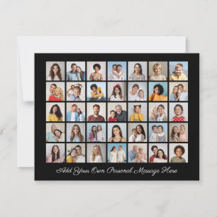 Cartes Pour Fêtes Annuelles 35 Photo Collage Ajoutez Votre Propre Salutation