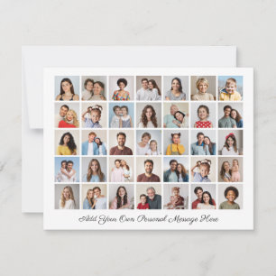 Cartes Pour Fêtes Annuelles 35 Photo Collage Ajoutez Votre Propre Salutation