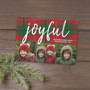 Cartes Pour Fêtes Annuelles 3 Collage Photo - Bonnes Fêtes Joyeuses Plaid