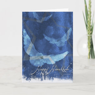 Cartes Pour Fêtes Annuelles 3 colombes-Hanoukka