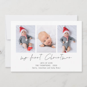 Cartes Pour Fêtes Annuelles 3 Photo 2026 Calendrier Bébé 1er Noël