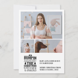 Cartes Pour Fêtes Annuelles 3 Photo Christmas Tree Pregnancy Announcement