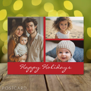Cartes Pour Fêtes Annuelles 3 photo Collage Noël Photo de vacances