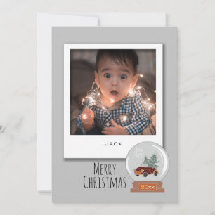 Cartes Pour Fêtes Annuelles 3 photo instantanée, Globe des neiges Noël