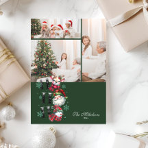 3 Photo Retro Père Noël & Amis Noël