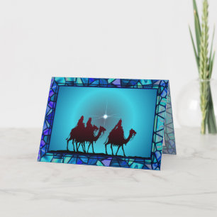 Cartes Pour Fêtes Annuelles 3 WISEMEN, STAR & BORD par SHARON SHARPE