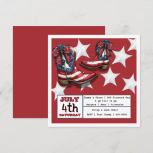 Cartes Pour Fêtes Annuelles 4 juillet