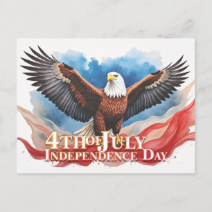 Cartes Pour Fêtes Annuelles 4 juillet Aigle – Conception d'art patriotique