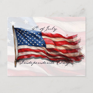 Cartes Pour Fêtes Annuelles 4 juillet – Célébrez avec le drapeau américain