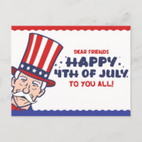 4 juillet patriotique de l'oncle Sam
