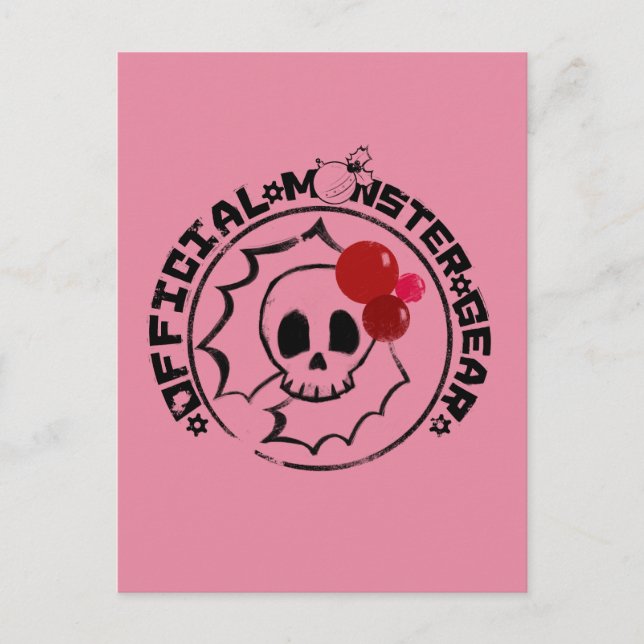 Cartes Pour Fêtes Annuelles 4 petits monstres - logo de vacances de Nessa (Devant)