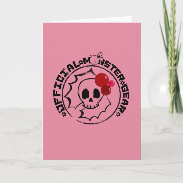 Cartes Pour Fêtes Annuelles 4 petits monstres - logo de vacances de Nessa (Devant)