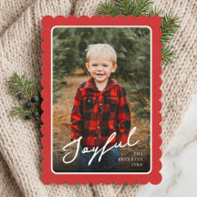 4 Photo Cadre Classique à Coquilles Joyeux Noël