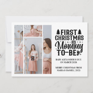 Cartes Pour Fêtes Annuelles 4 Photo Mommy to be Christmas Pregancy