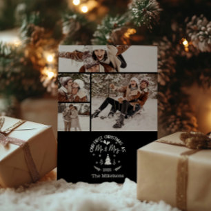 Cartes Pour Fêtes Annuelles 4 Photo Premier Noël comme M. et Mme