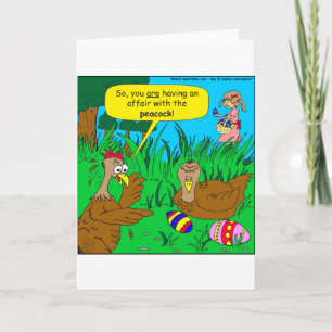 Cartes Pour Fêtes Annuelles 554 affair with a peacock cartoon
