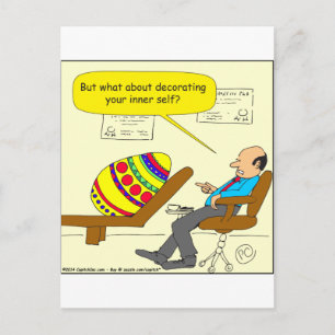 Cartes Pour Fêtes Annuelles 562 OEuf de Pâques intérieur dessin animé