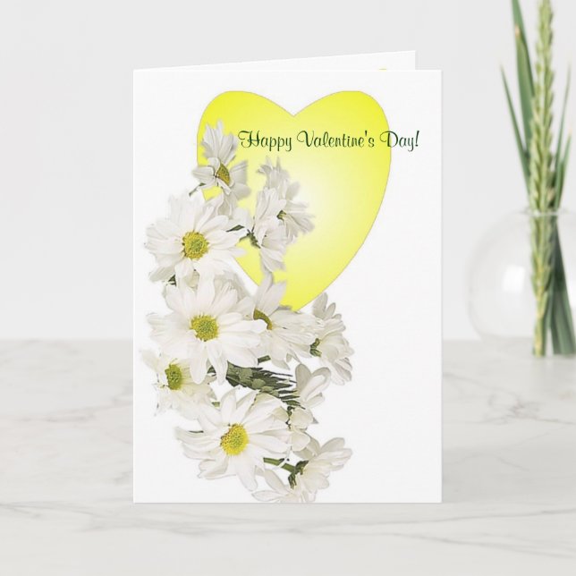 Cartes Pour Fêtes Annuelles 5. Le bonheur est marié Valentine (Devant)