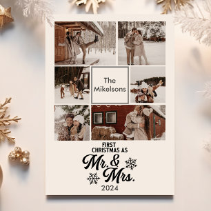 Cartes Pour Fêtes Annuelles 6 Photos Premier Noël comme M. et Mme